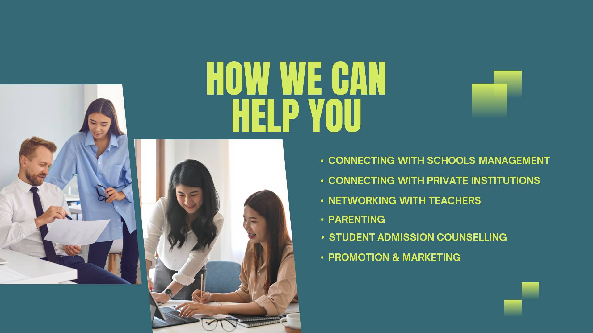 How We Help